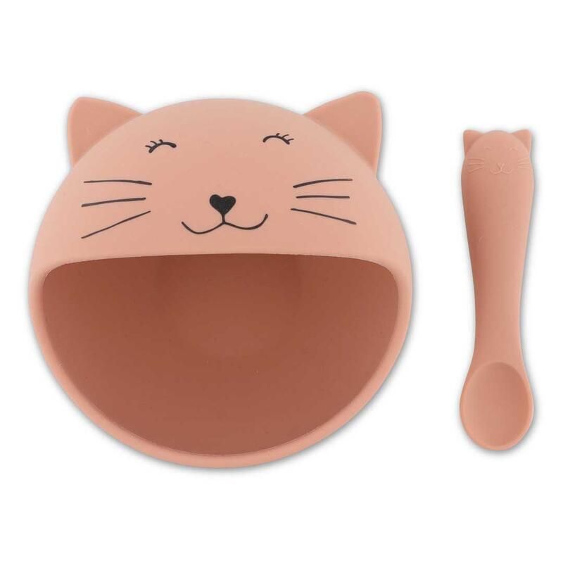 Premier set repas bébé Mme Cat Rose - trixie