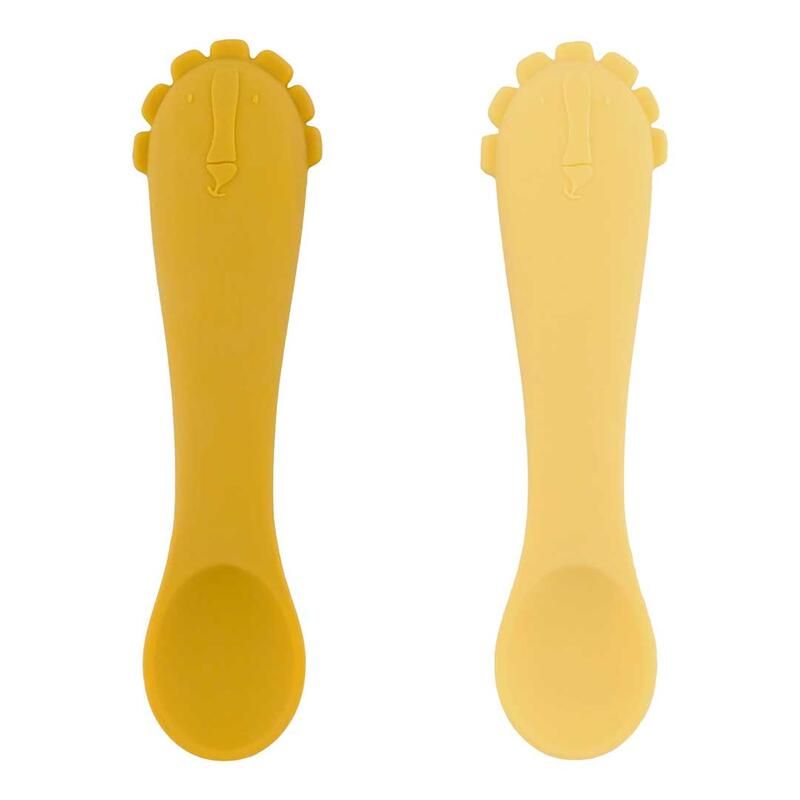 Premières cuillères pour bébé X2 Mr Lion Jaune - trixie
