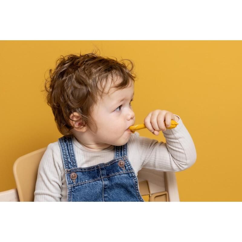 Premières cuillères pour bébé X2 Mr Lion Jaune - trixie