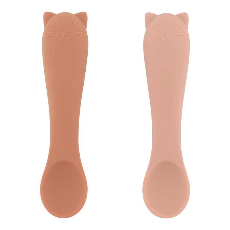 Premières cuillères pour bébé X2 Mme Cat Rose - trixie