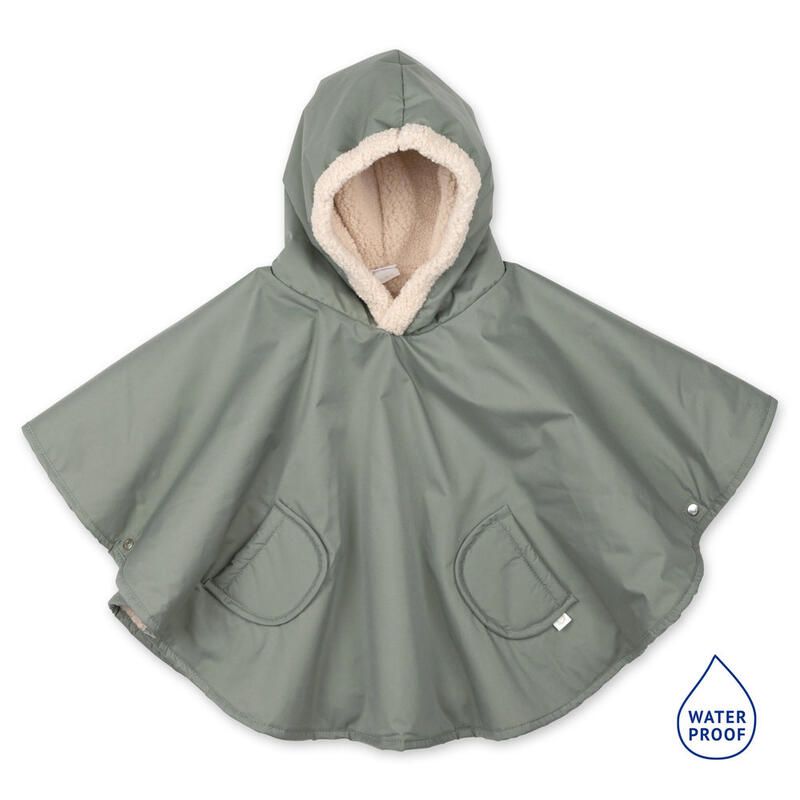 Poncho Waterproof 9-36m Green - bemini