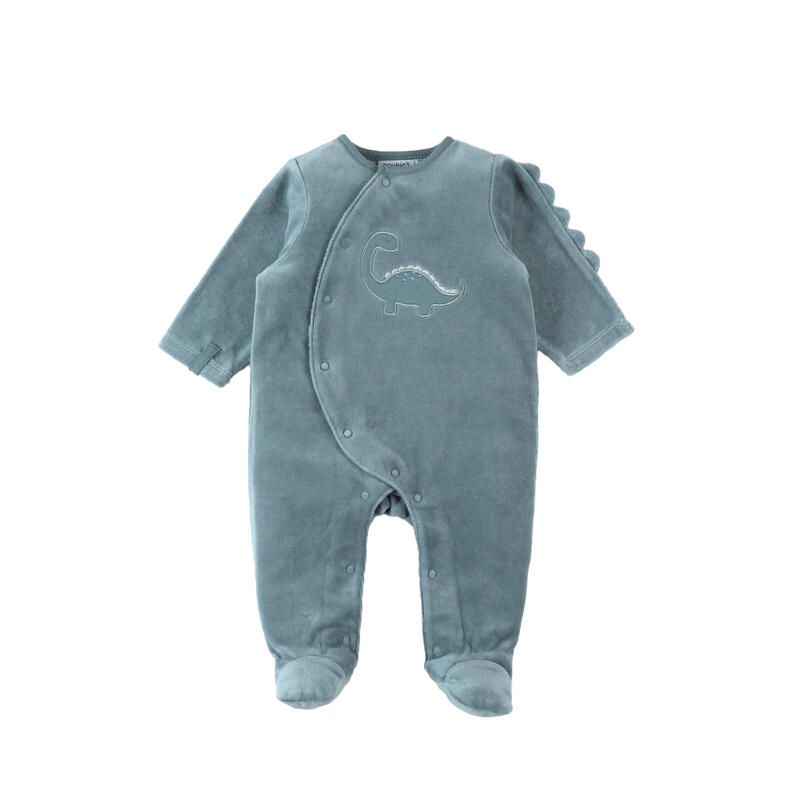 Dors bien Velours Mix Match 12m Dino Aqua - noukie 's