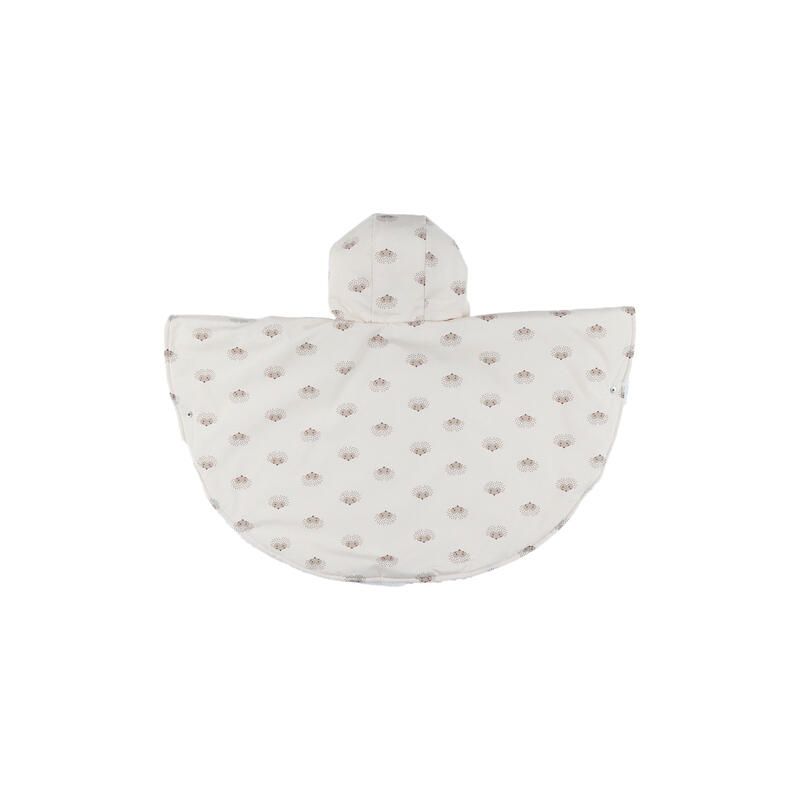 Poncho imperméable doublure Groloudoux perle 18M - Rose - noukie 's
