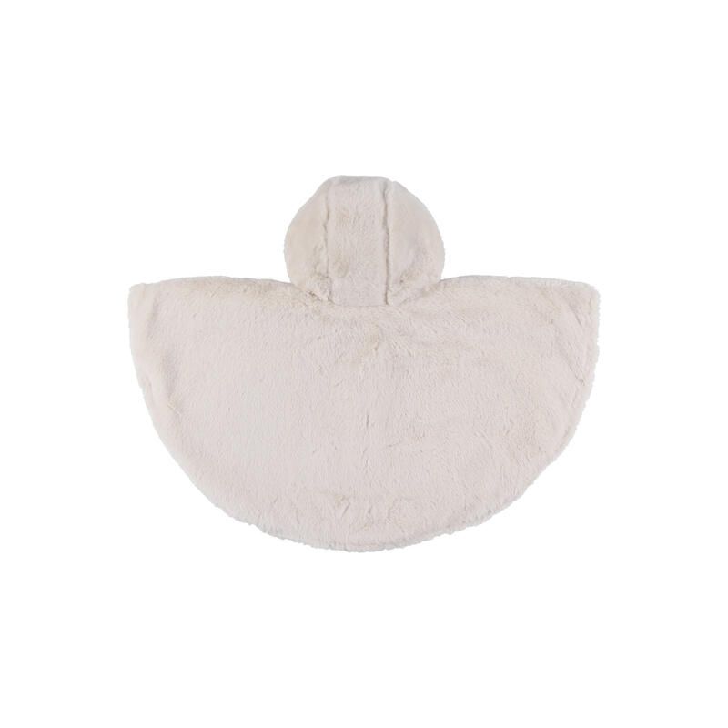 Poncho bébé en fausse fourrure 6-12M - Beige - noukie 's