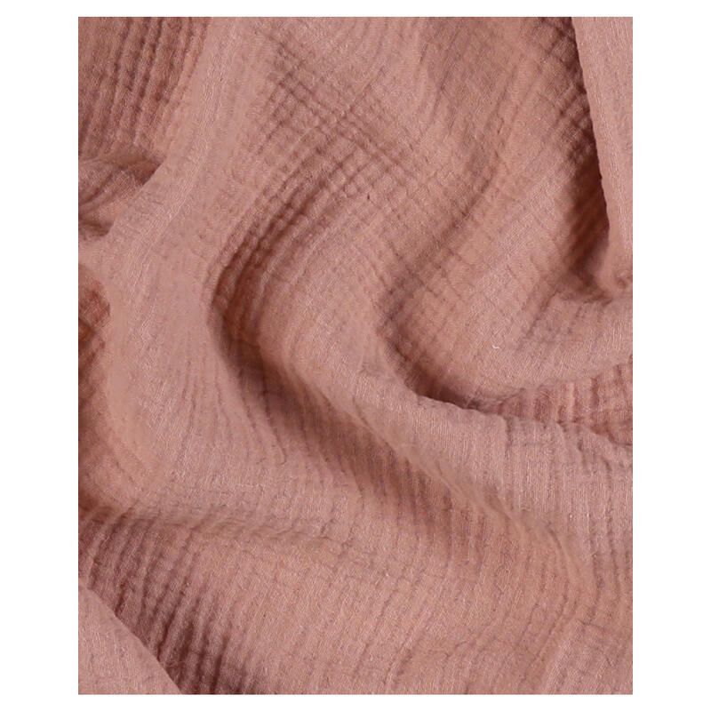Lot de 2 langes mousseline bio Vintage Flowers 100x100cm Rose - noukie 's