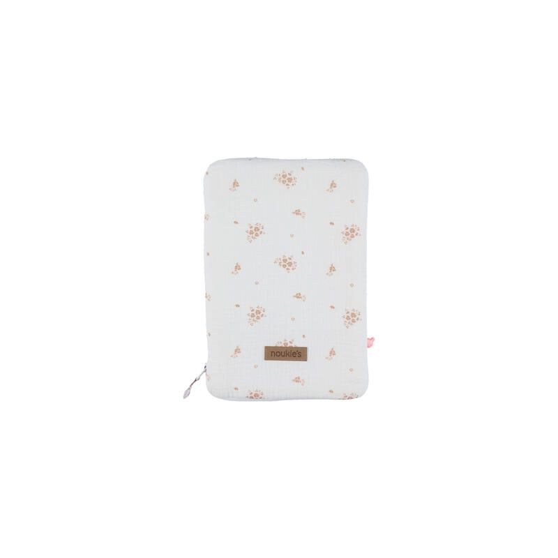 Protège carnet de santé Vintage Flowers Fleurs Dantan  Ecru Rose - noukie 's