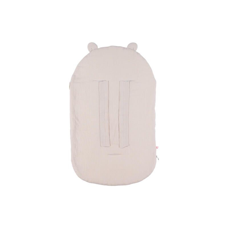 Nid d'ange mousseline bio M&M 45x60cm Beige - noukie 's