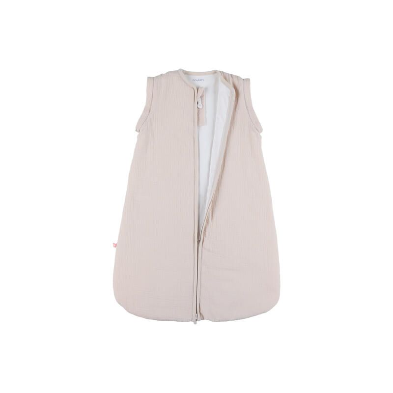 Gigoteuse nomade mousseline M&M bio 2026 70cm Beige - noukie 's