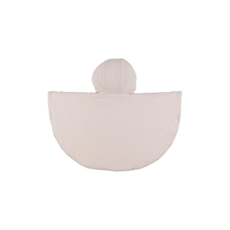 Poncho mousseline bio M&M 2026 6-18m Beige - noukie 's