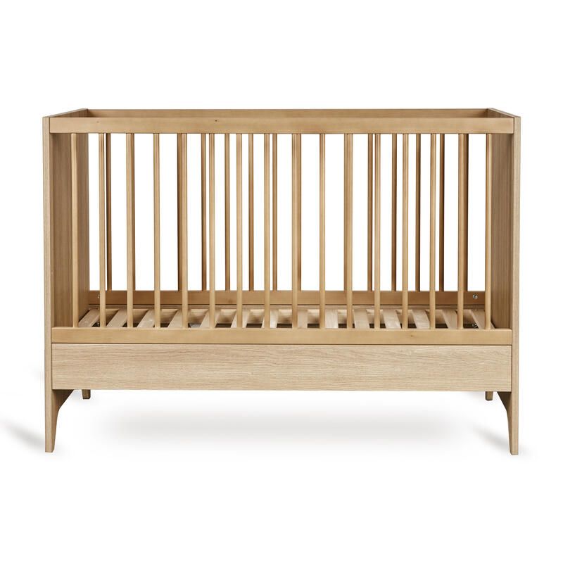 Lit bébé évolutif 60x120cm Tsugi Honey Ash - quax