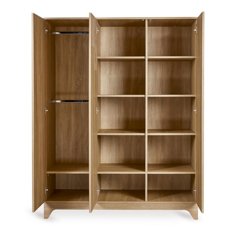 Armoire 3 portes Tsugi Honey Ash - quax