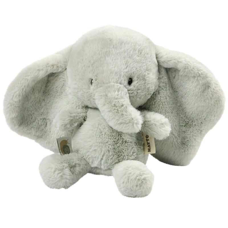 Peluche éléphant Loulou 30cm Vert Tilleul - nattou