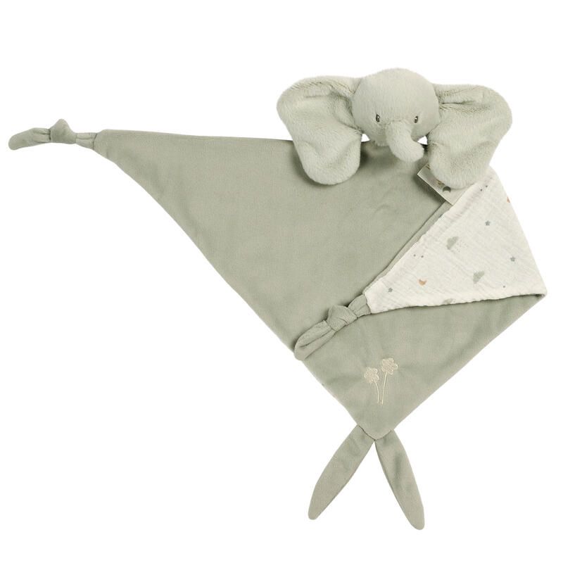 Maxi doudou éléphant Loulou 60x40cm Vert Tilleul - nattou