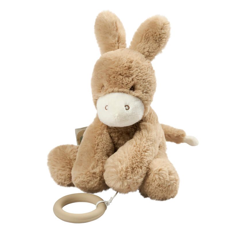 Peluche musicale âne Loulou 30cm Caramel Clair - nattou