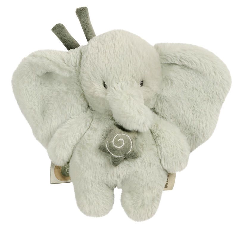 Mini peluche musicale éléphant Loulou 20cm Vert Tilleul - nattou