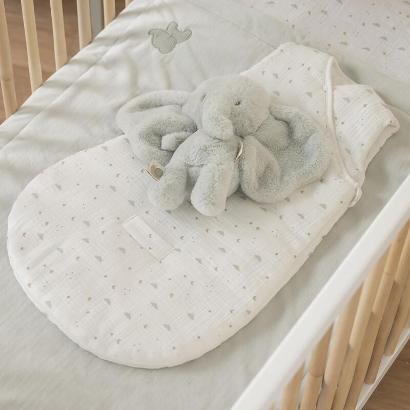 Couverture plaid velours-gaze de coton Loulou 75x100cm - nattou