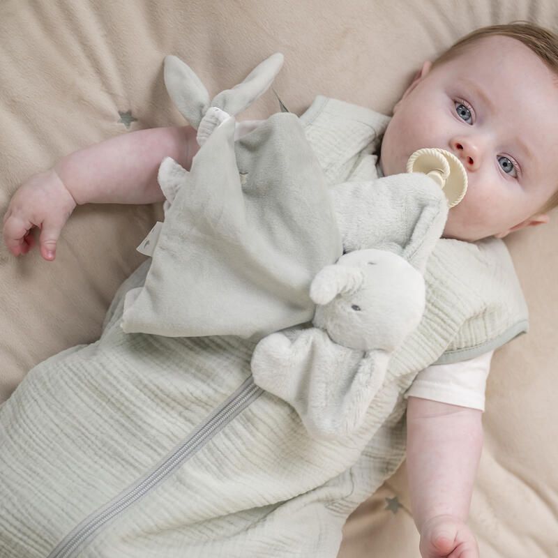 Gigoteuse été gaze de coton Loulou 70cm Vert Tilleul - nattou