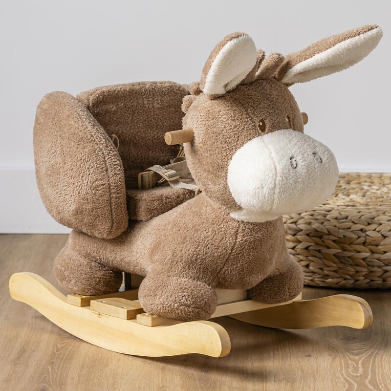 Cheval à bascule Teddy âne - Caramel - nattou