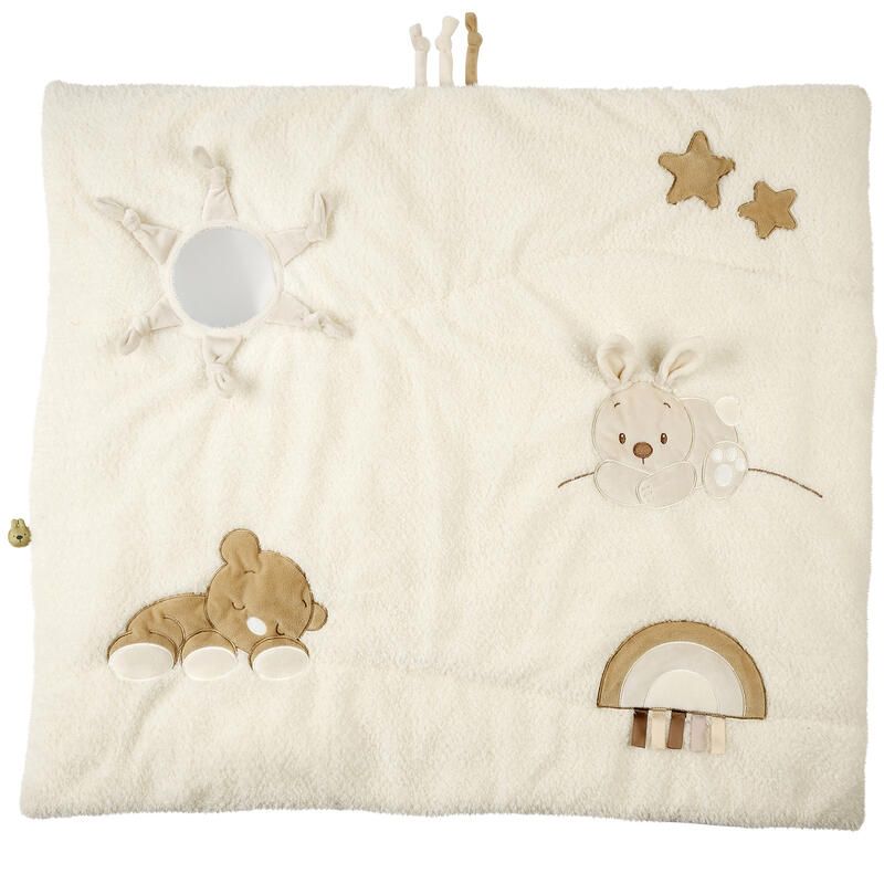 Tapis d'éveil avec arches Teddy Bouclette 80x70cm - Ecru - nattou