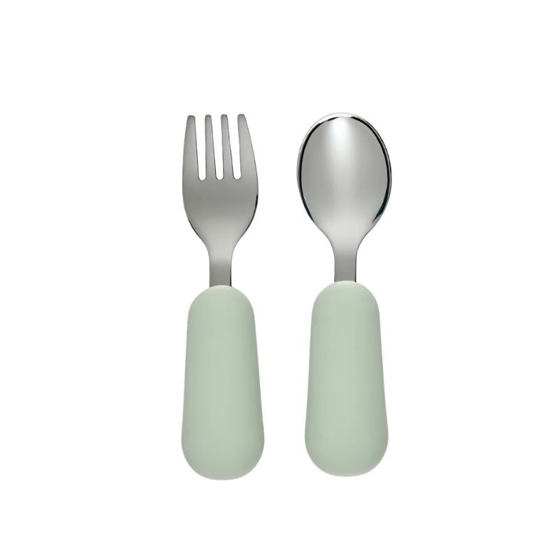 Set de couverts en acier inoxydable Vert Tilleul - nattou