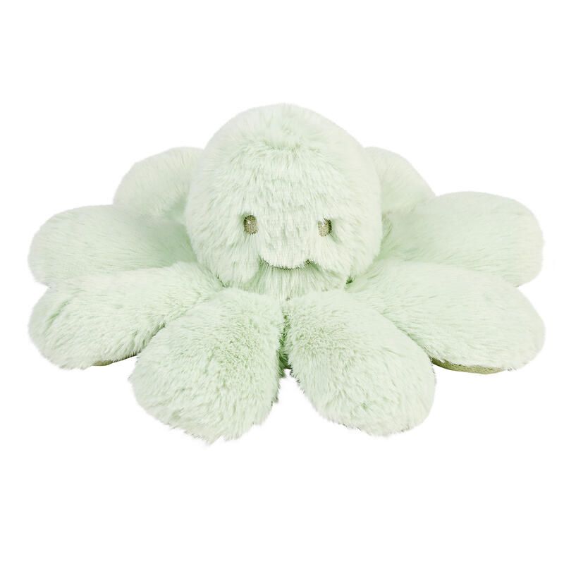 Pieuvre hochet à poils longs Vert Tilleul - nattou