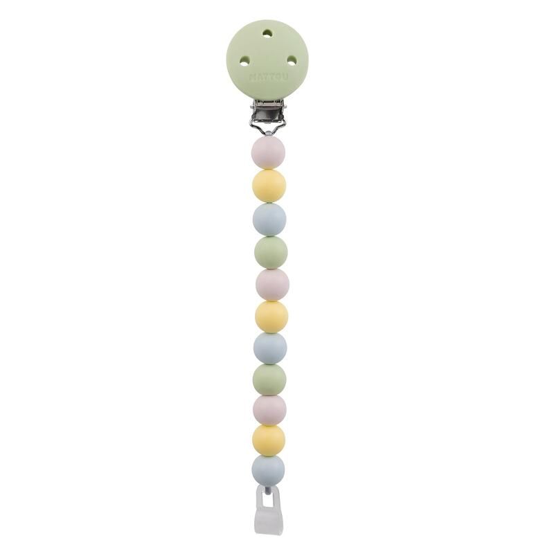 Attache Sucette silicone - Vert - nattou