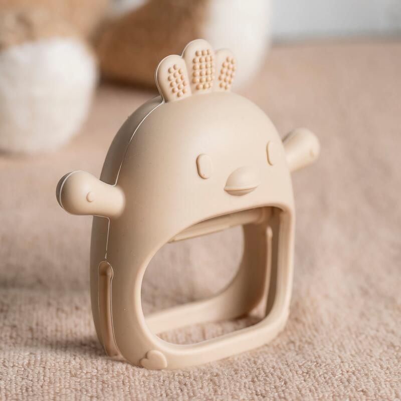 Moufle de dentition silicone - Argile - nattou