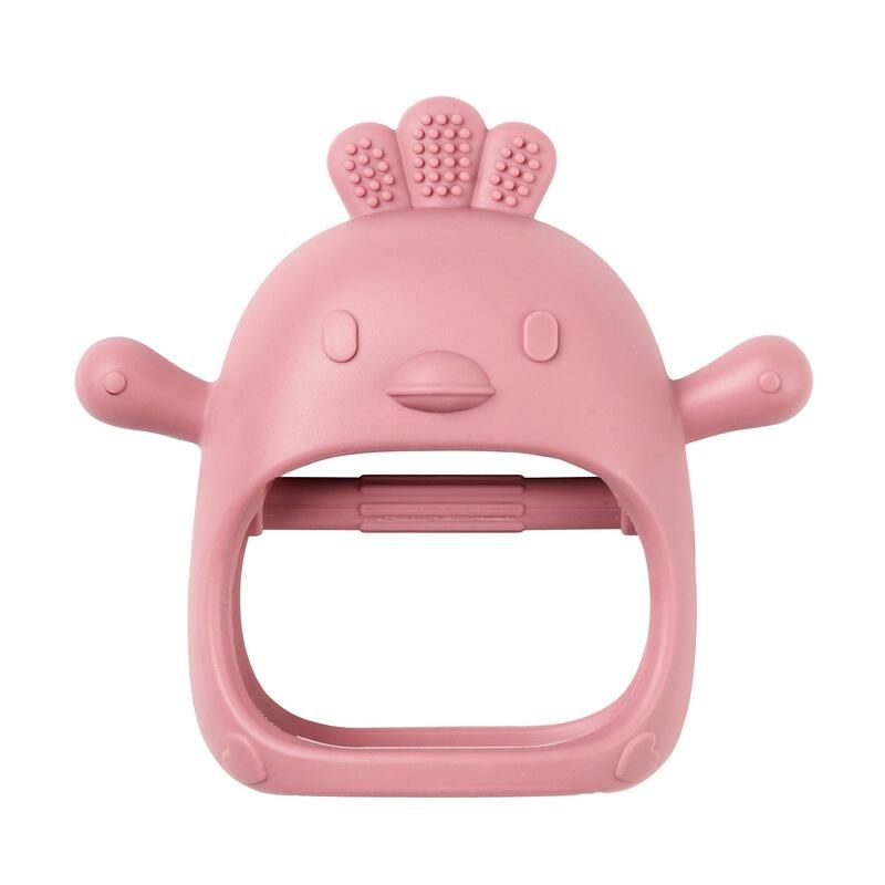 Moufle de dentition silicone - Rose - nattou