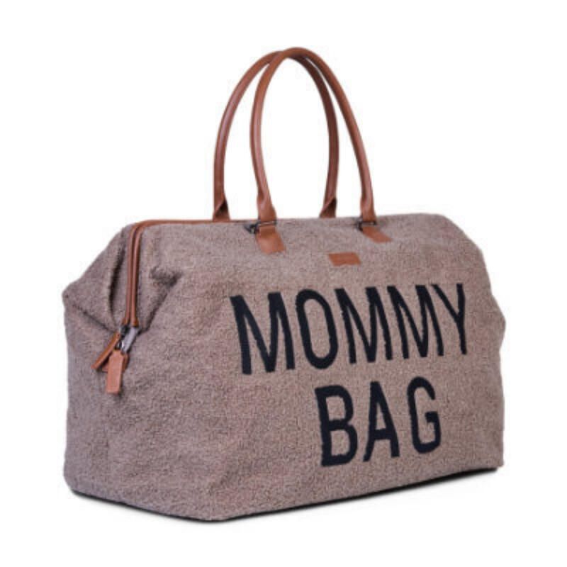 Mommy Bag Signature sac à langer Teddy - Soft Brown - childhome