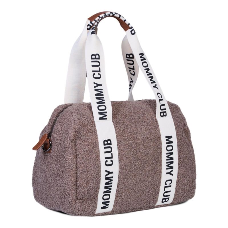 Mommy club Signature sac à langer Teddy - Soft Brown - childhome