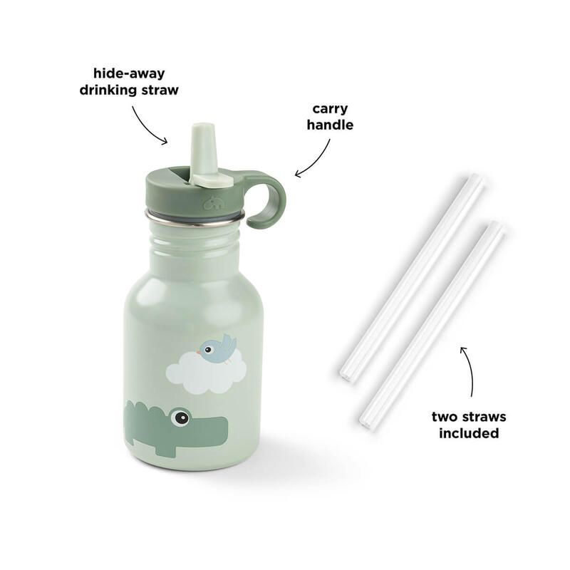 Bouteille en métal Playground 350ml Vert - done by deer