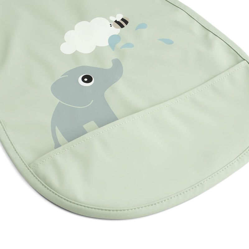 Bavoir élastique Elphee Vert  - done by deer