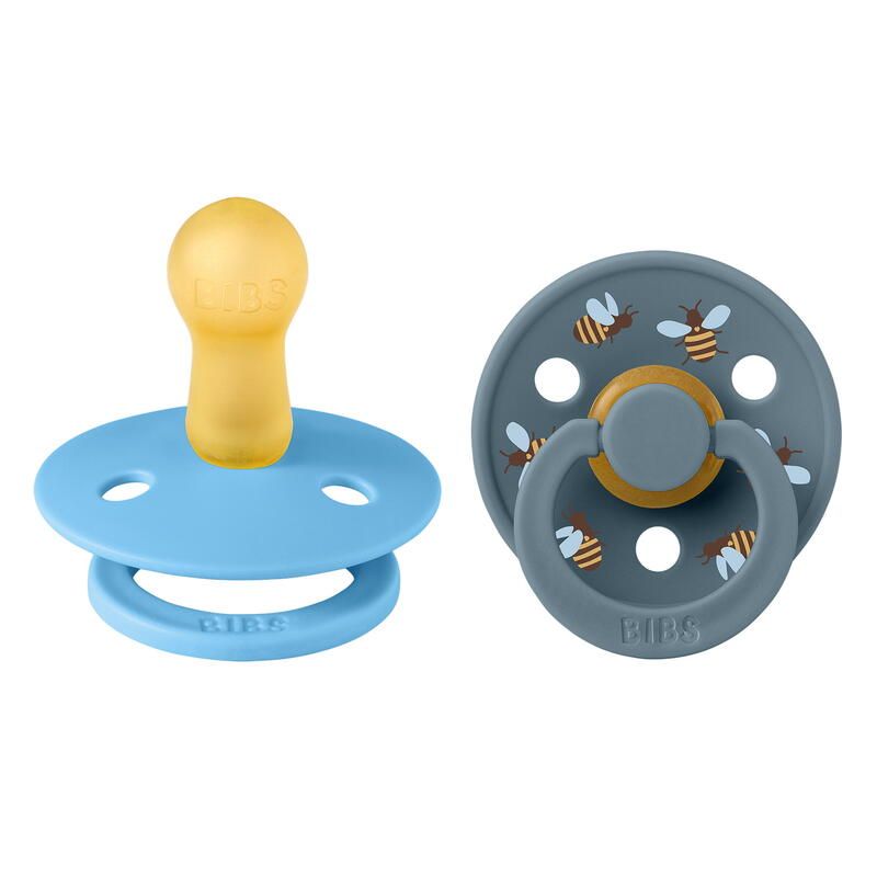 Lot de 2 sucettes en caoutchouc 6-18m Breeze Petrol - bibs