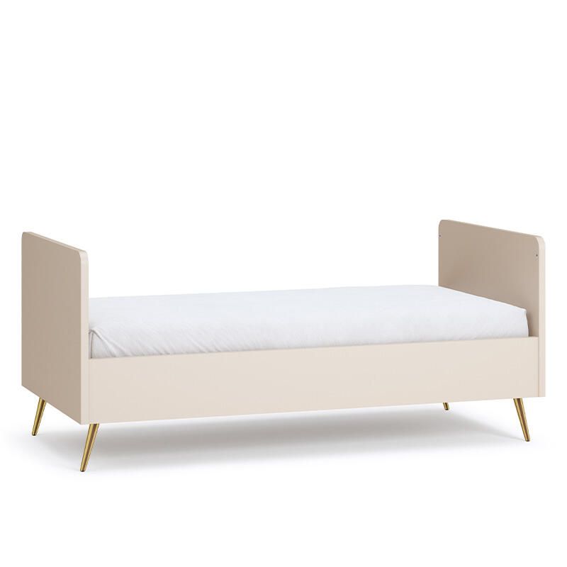 Lit bébé évolutif 70x140cm Lunea Sable Beige - vox