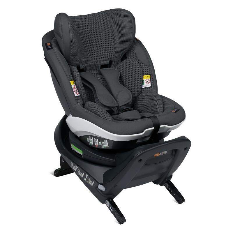 Siège auto 61-105 cm iZi Turn i-Size Anthracite Mesh - besafe