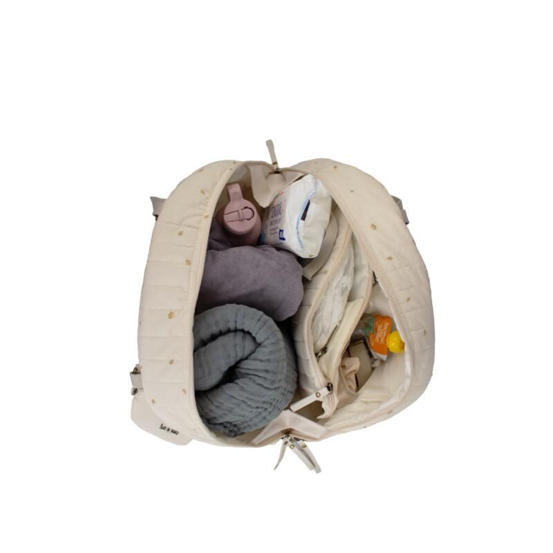 Sac à langer doudoune coton Blanc - baby on board