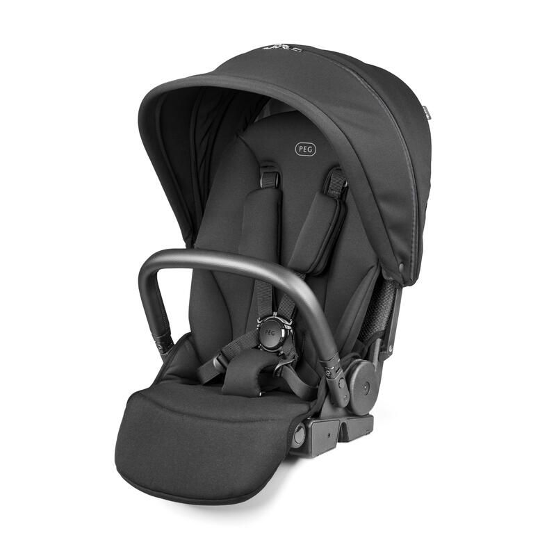 Assise Poussette City Loop True Black - peg