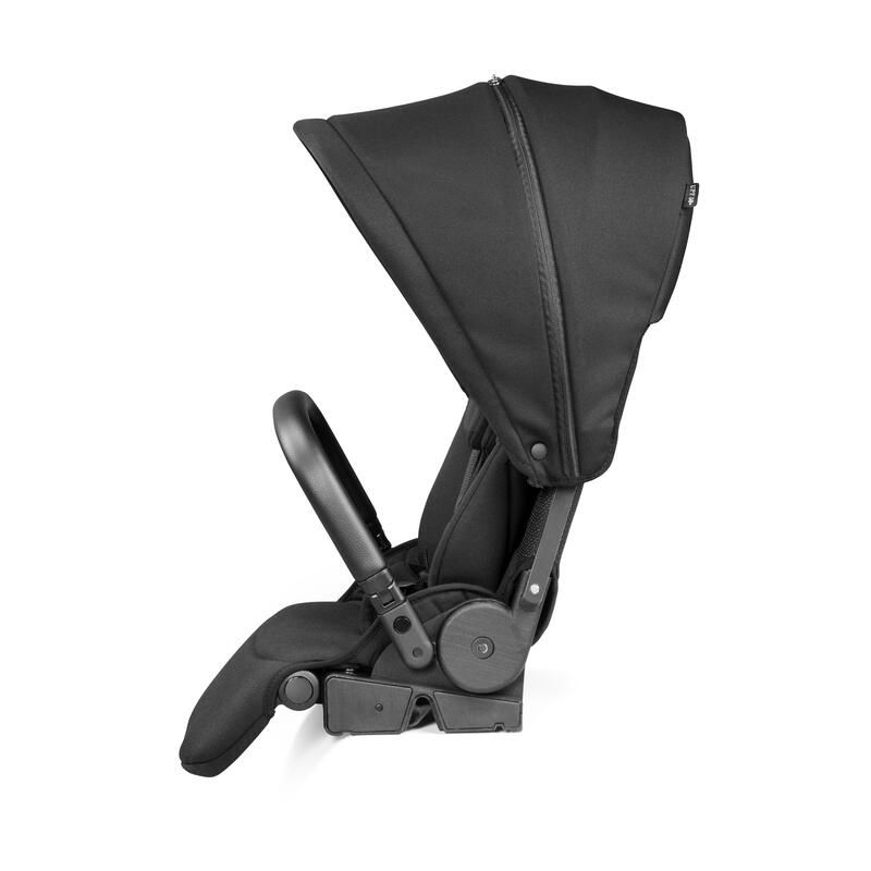 Assise Poussette City Loop True Black - peg