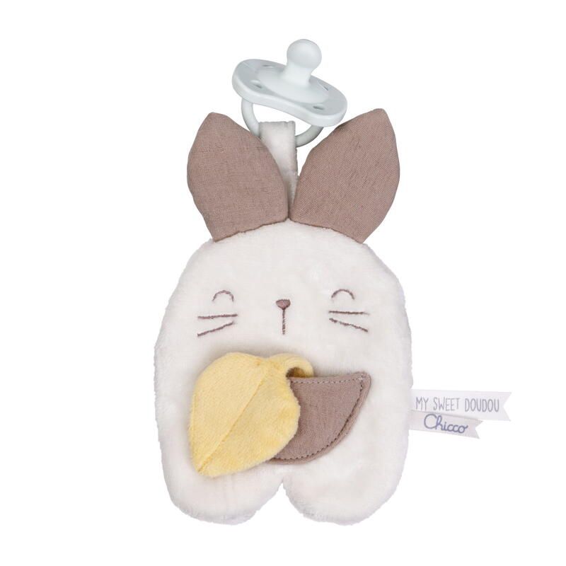 Attache sucette doudou Lapin - chicco