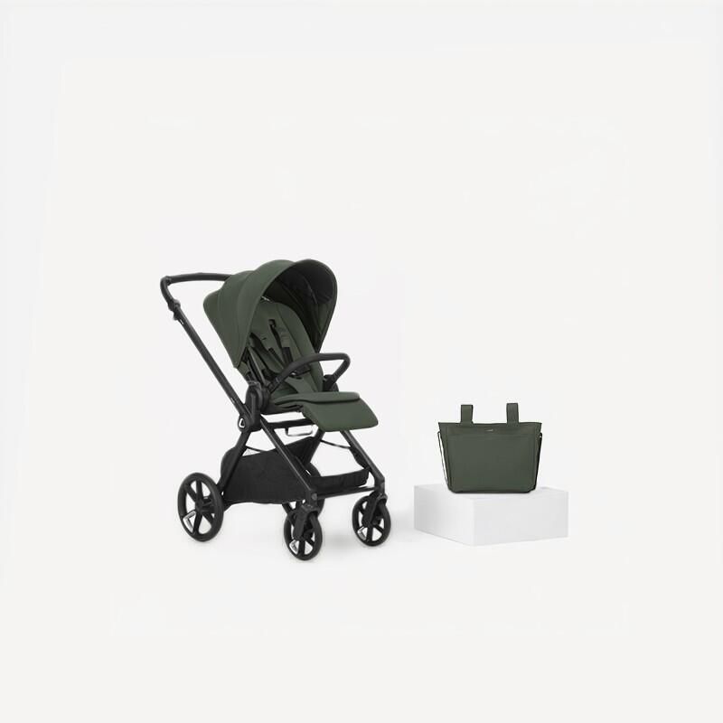 Poussette Trio Muum 5 + Kombibaby + Nacelle Sleep + Base Isofix Botanic - jane