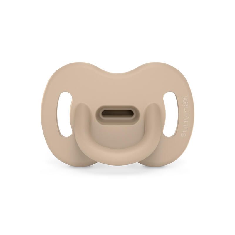 Sucette silicone avec tétine physiologique SX Pro 0-6m Beige - suavinex