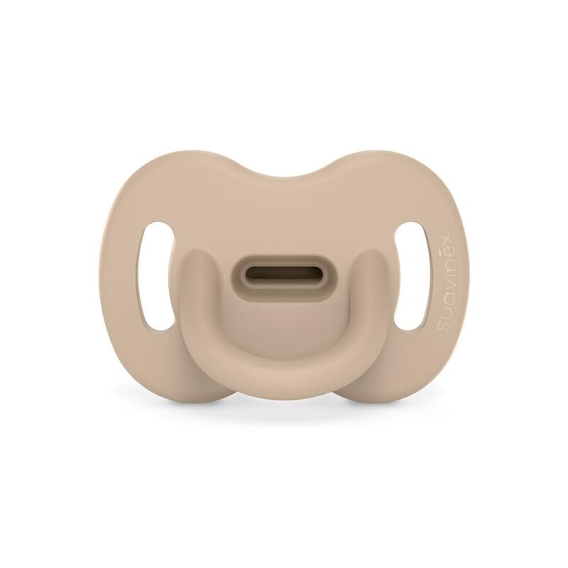 Sucette silicone avec tétine physiologique SX Pro 6-18m Beige - suavinex