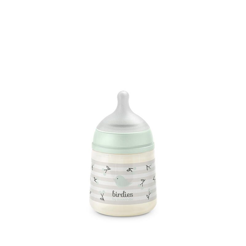 Biberon Birdies Sxpro S150ml Vert - suavinex