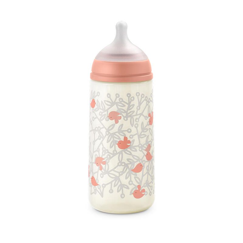 Biberon Birdies Sxpro L 360ml Rose - suavinex