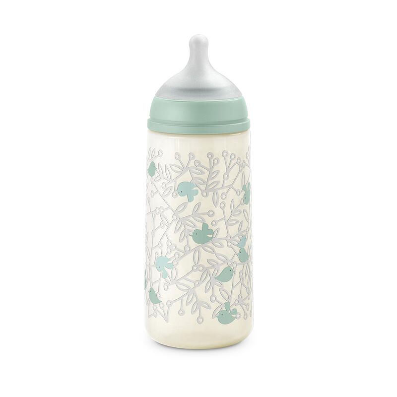 Biberon Birdies Sxpro L 360ml Vert - suavinex