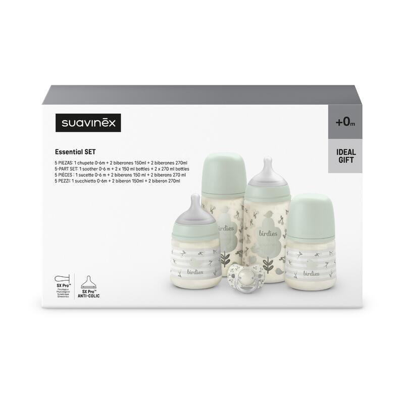 Set Nouveau-ne Birdies Vert - suavinex