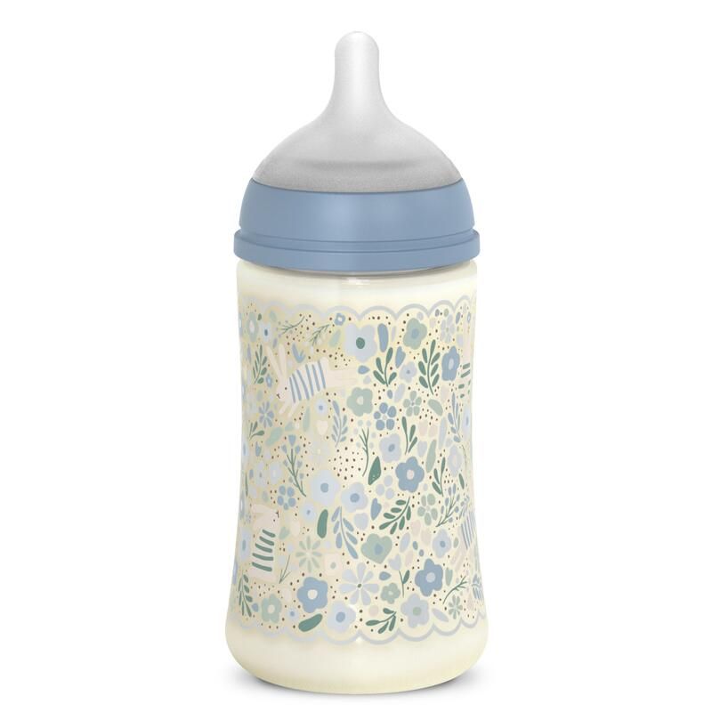 Biberon avec tétine SX Pro 270 ml débit M  Wonderland Bleu - suavinex