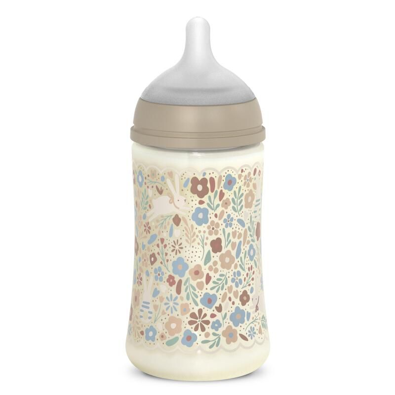 Biberon avec tétine SX Pro 270 ml débit M  Wonderland Beige - suavinex