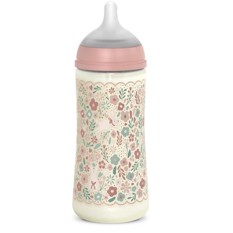Biberon avec tétine SX Pro 360 ml débit L Wonderland Rose - suavinex