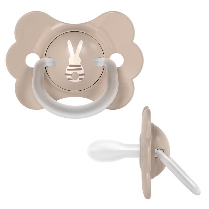 Sucette Butterfly SX Pro 0/6M décorée Wonderland Lapin Beige - suavinex